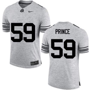 NCAA Ohio State Buckeyes Men's #59 Isaiah Prince Gray Nike Football College Jersey HGC8345VY